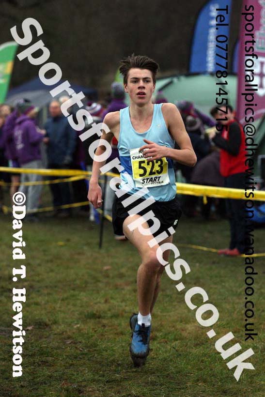 Mens under-17s North Eastern Cross Country, Aykley Heads, Durham. Photo: David T. Hewitson/Sports for All Pics